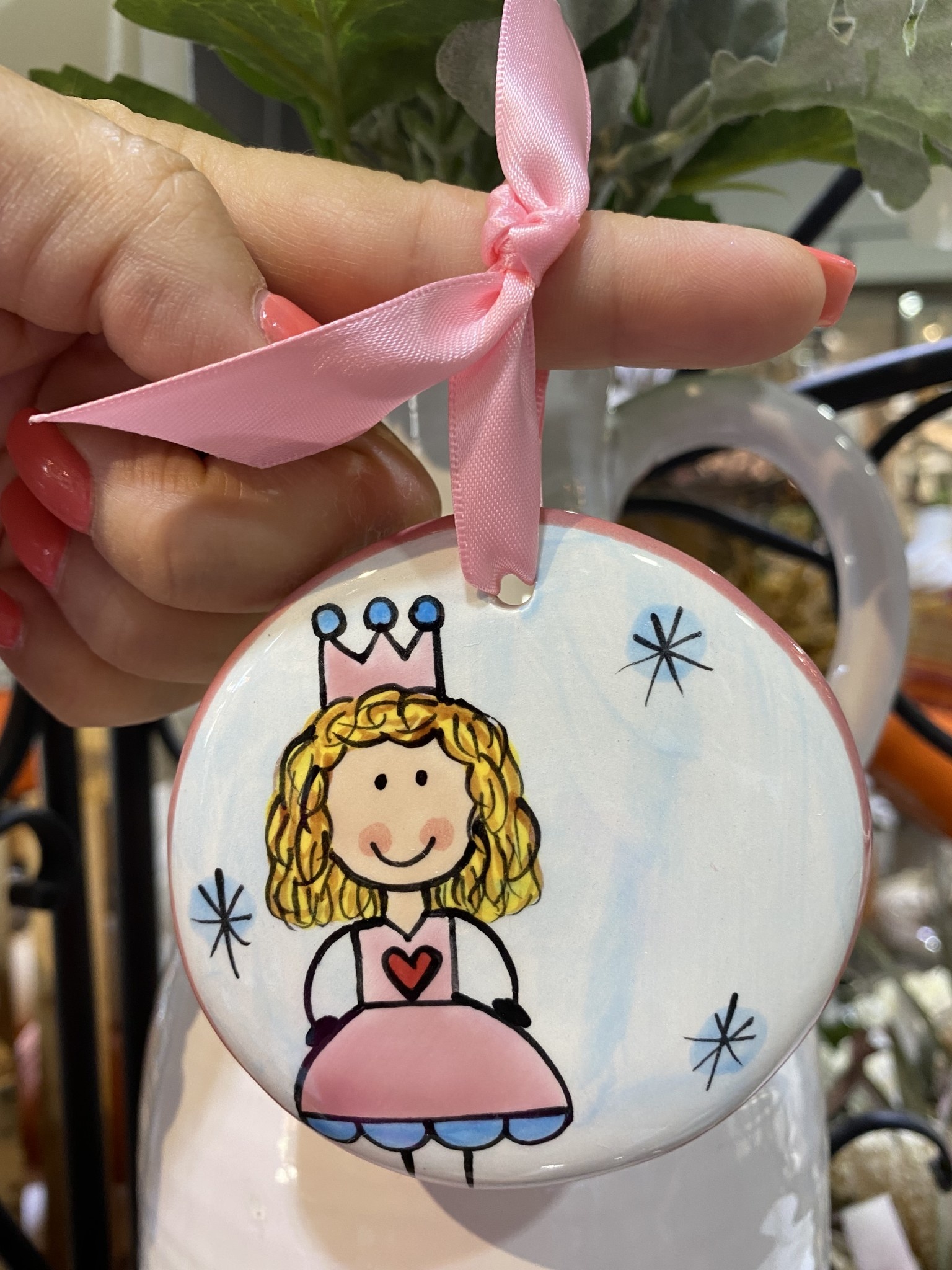 NOLA WATKINS PRINCESS ORNAMENT- PERSONALIZABLE