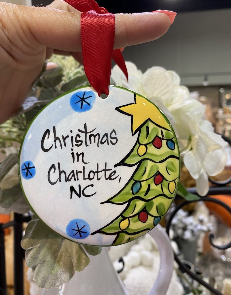 NOLA WATKINS CHRISTMAS IN CHARLOTTE, NC ORNAMENT