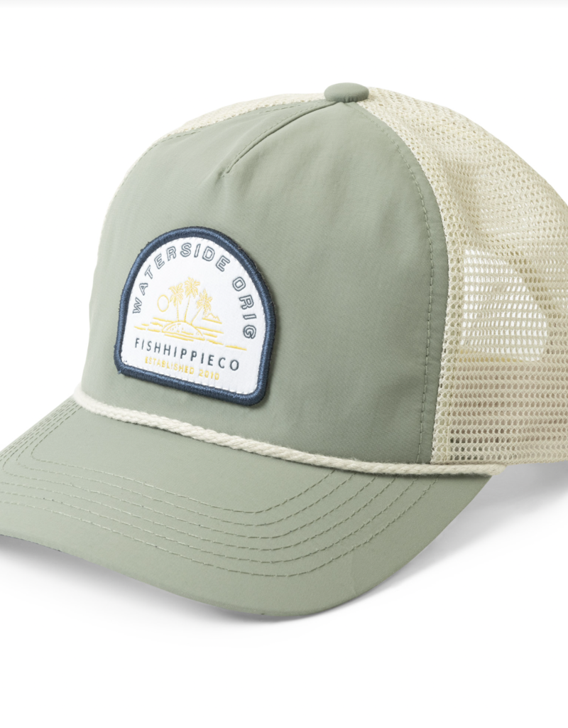 FISH HIPPIE DESOLATE TRUCKER HAT IN SURF