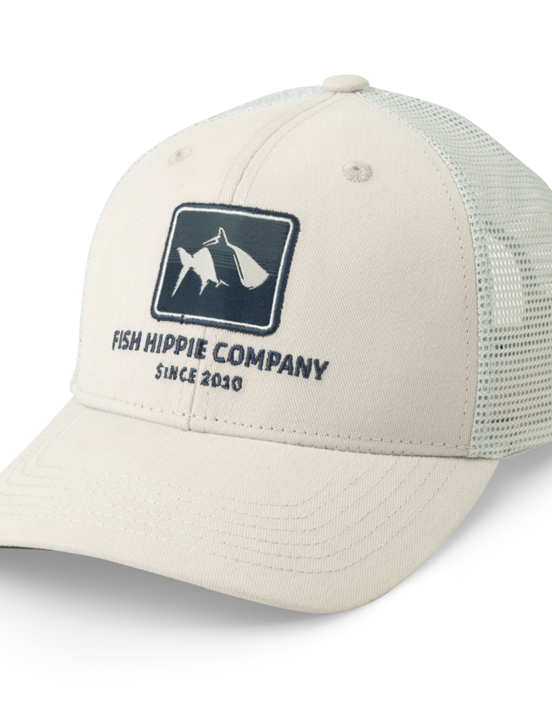FISH HIPPIE FISH HIPPIE TRUCKER HAT-LT GRAY