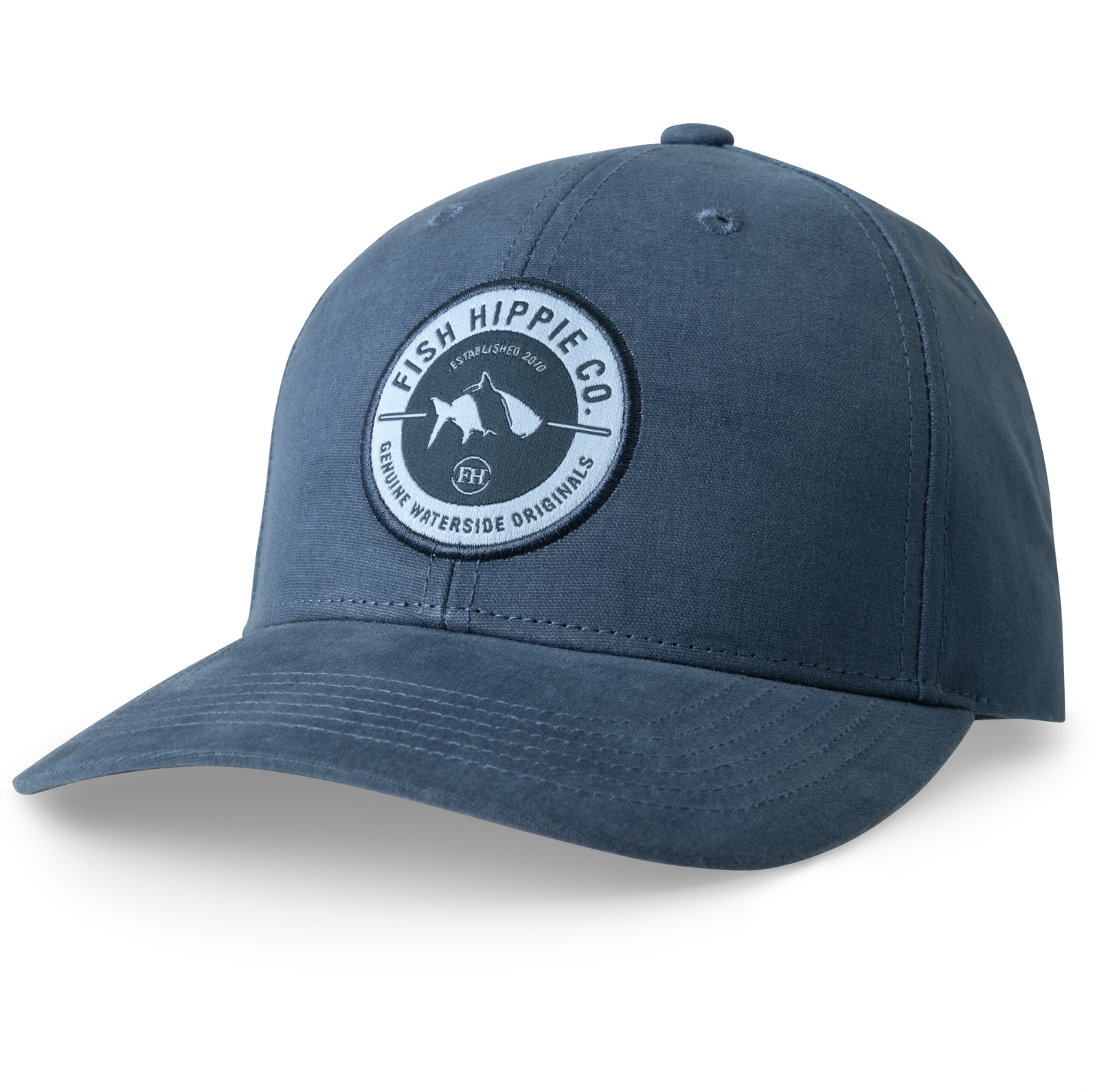 FISH HIPPIE FH DRIFTER STRUCTURED HAT-SLATE FISH HIPPIE FH DRIFTER STRUCTURED HAT-SLATE