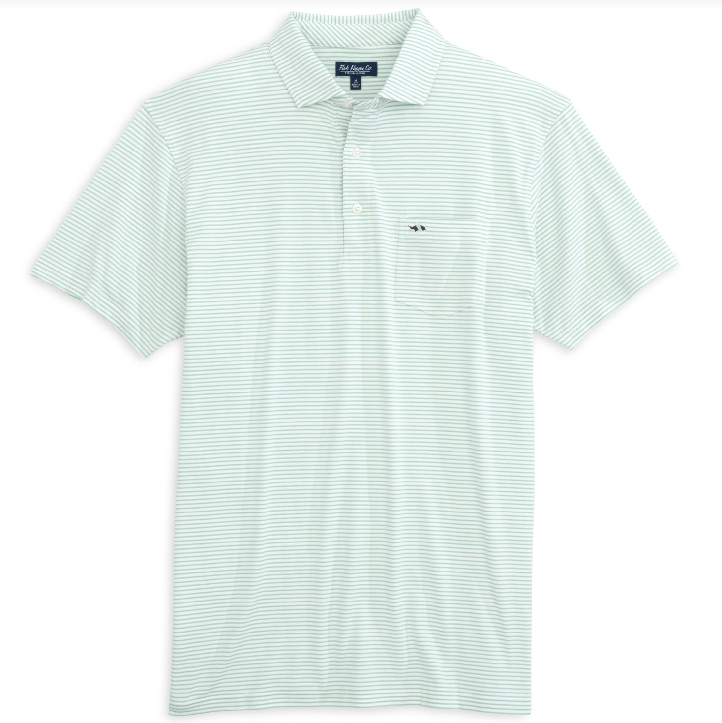 FISH HIPPIE PAMLICO STRIPE POLO FISH HIPPIE PAMLICO STRIPE POLO