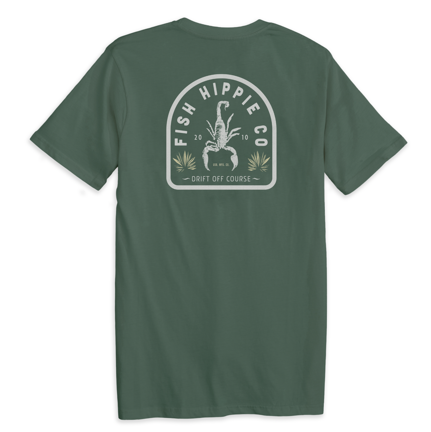 FISH HIPPIE STINGER TEE-KELP FISH HIPPIE STINGER TEE-KELP