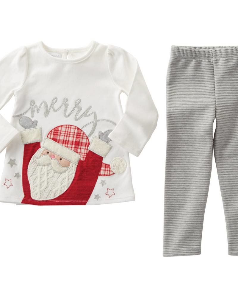 MUD PIE SANTA TUNIC & LEGGING SET