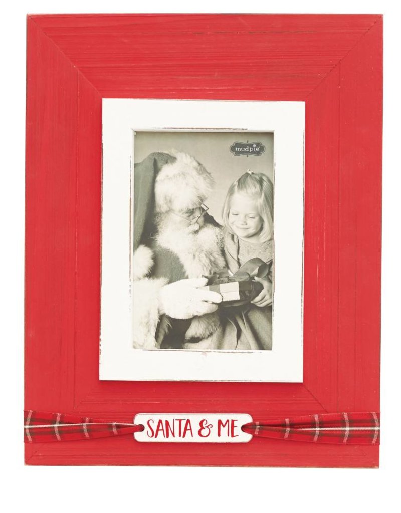 MUD PIE SANTA & ME VERTICAL FRAME