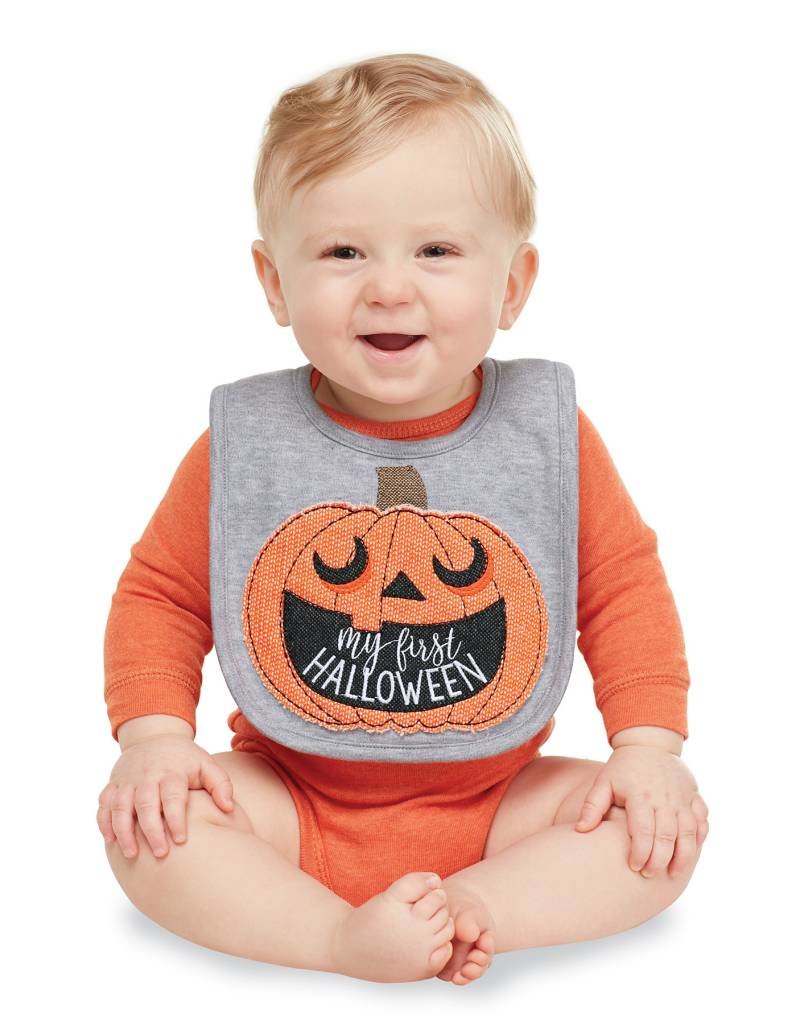 MUD PIE MY FIRST PUMPKIN BIB