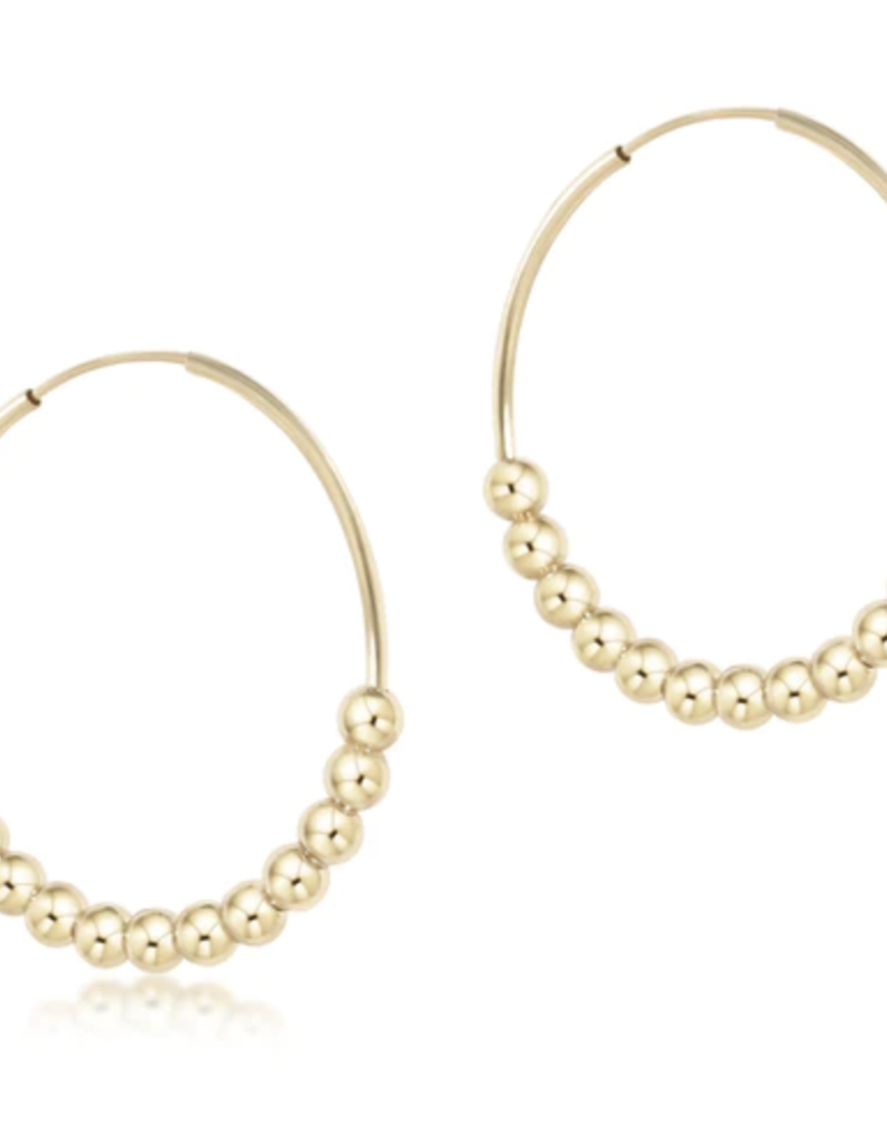 ENEWTON CLASSIC BEADED BLISS 1.25" HOOP 4MM