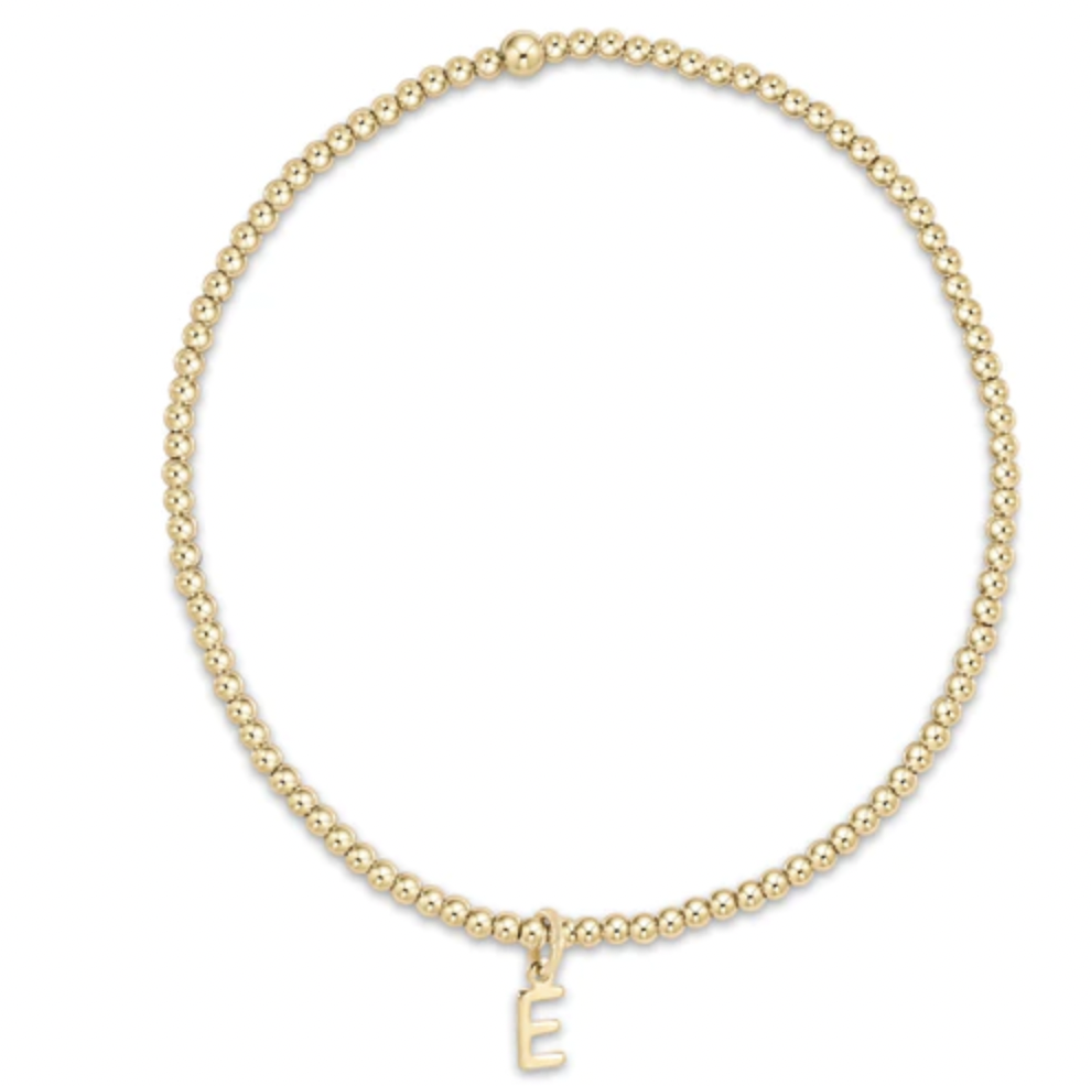 ENEWTON Classic Gold 2mm Bead Bracelet - Respect Gold Charm