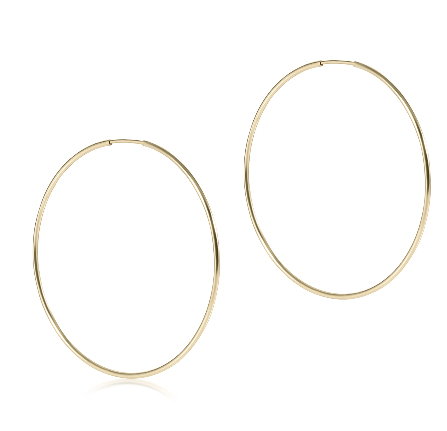 ENEWTON ENDLESS GOLD 2" HOOP EARRING