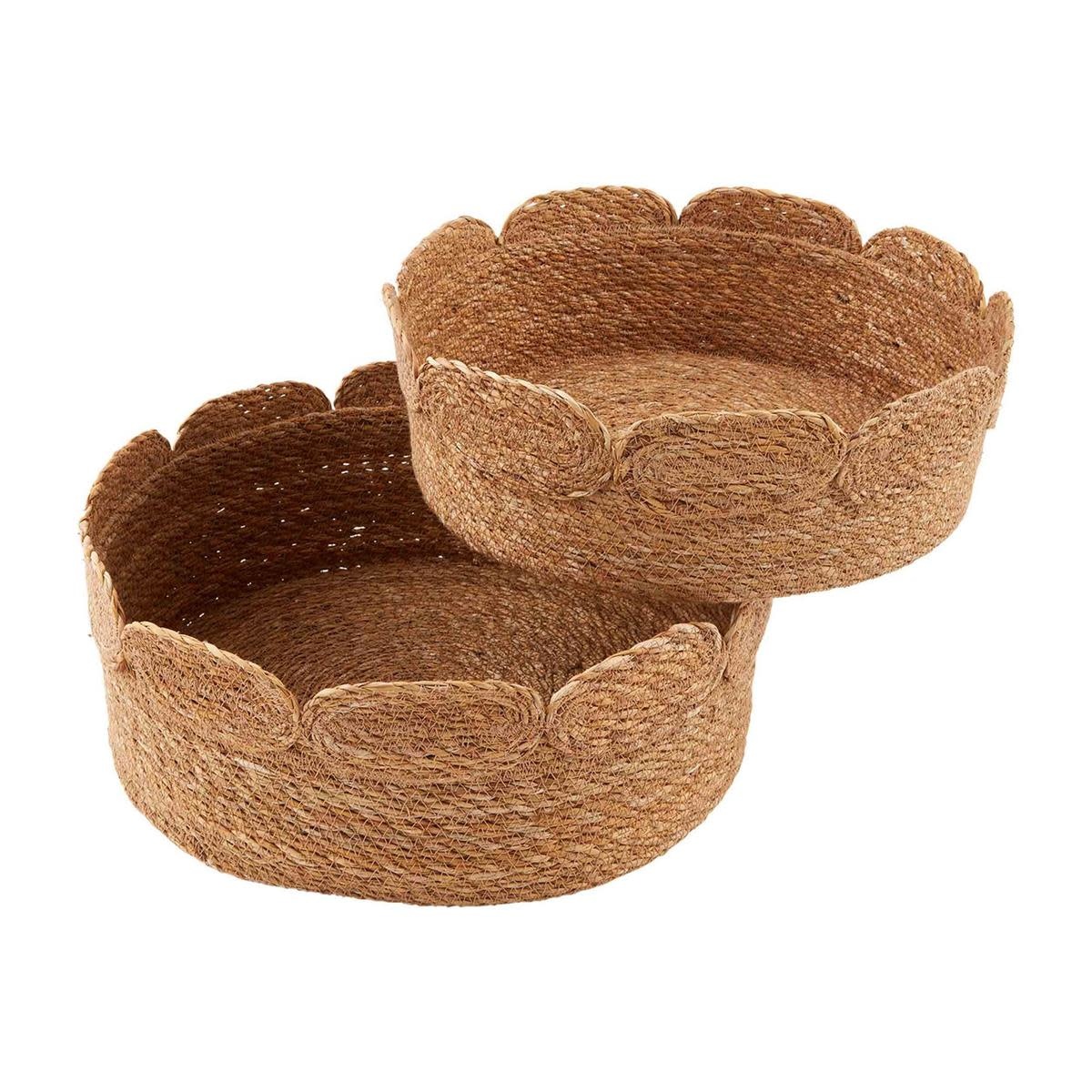 SCALLOPED JUTE BASKETS Urbane South