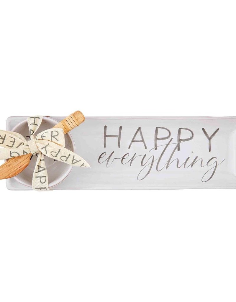 MUD PIE HAPPY EVERYTHING TRAY & DIP SET