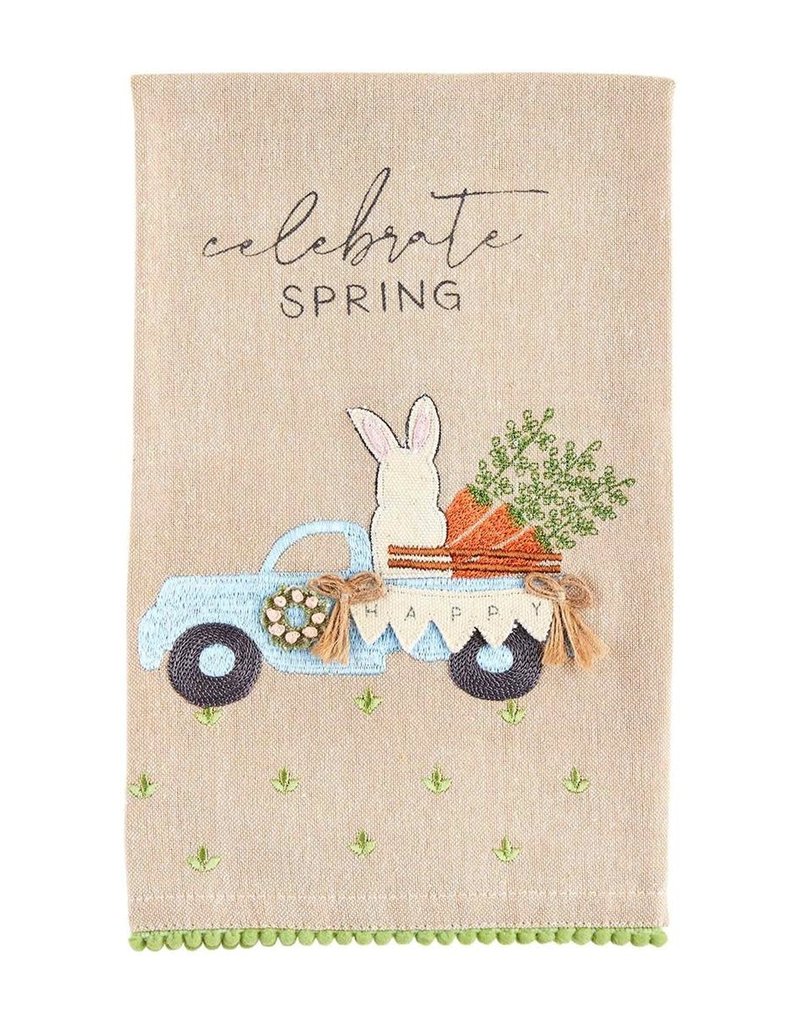 MUD PIE EASTER APPLIQUE TOWELS