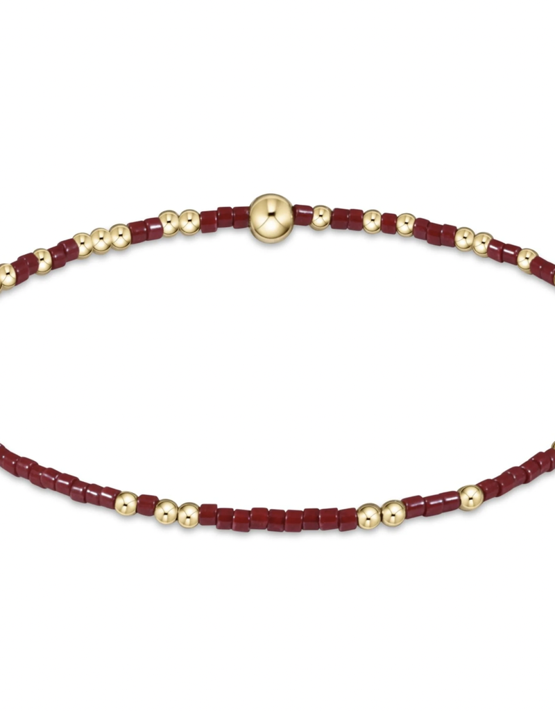 ENEWTON HOPE UNWRITTEN BRACELET - WINE