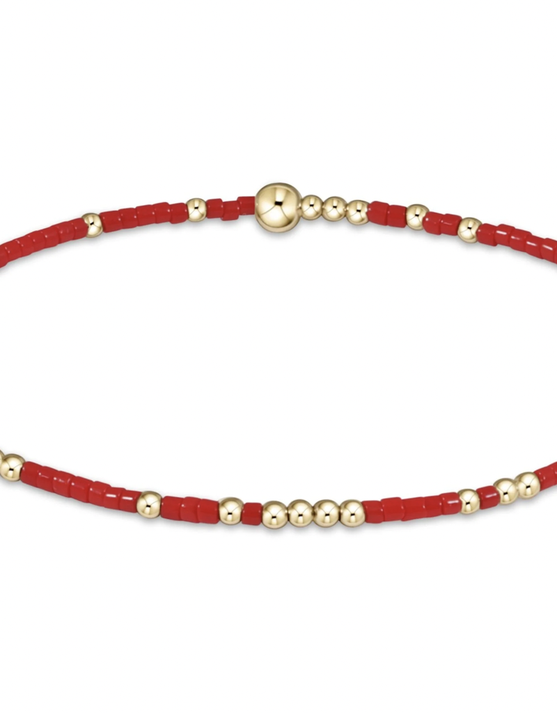 ENEWTON HOPE UNWRITTEN BRACELET - BRIGHT RED