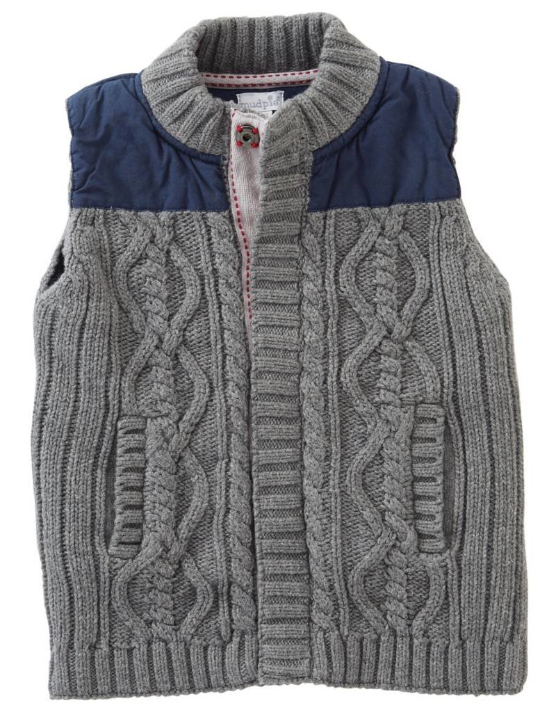 MUD PIE SWEATER KNIT VEST