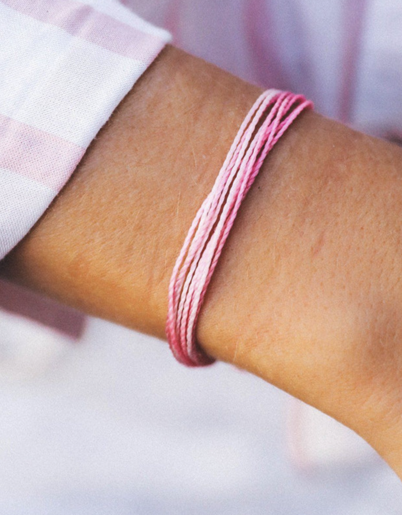 PURAVIDA CHARITY BRACELET- BOARDING 4 BREAST CANCER