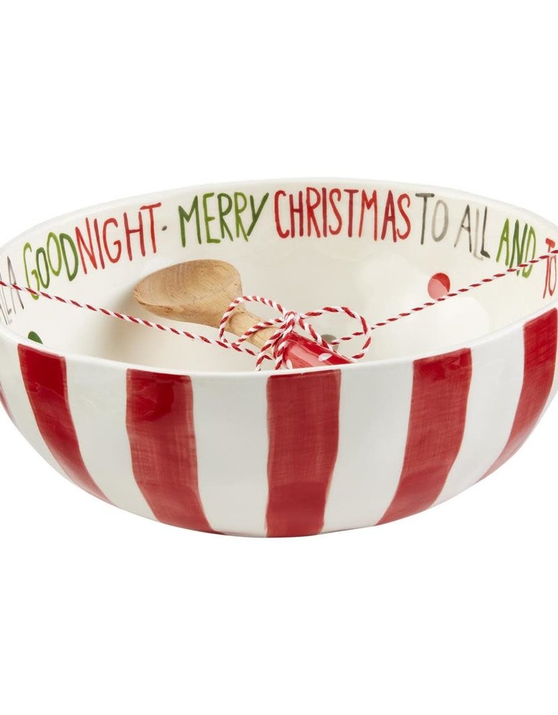 MUD PIE CHRISTMAS SERVING BOWL SET