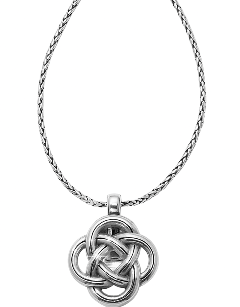 BRIGHTON Interlok Badge Clip Necklace