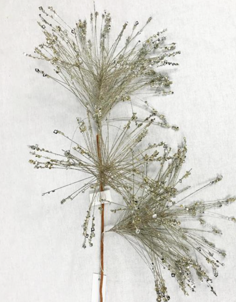 31" SEQUIN LONG NEEDLE CHAMPAGNE SPRAY
