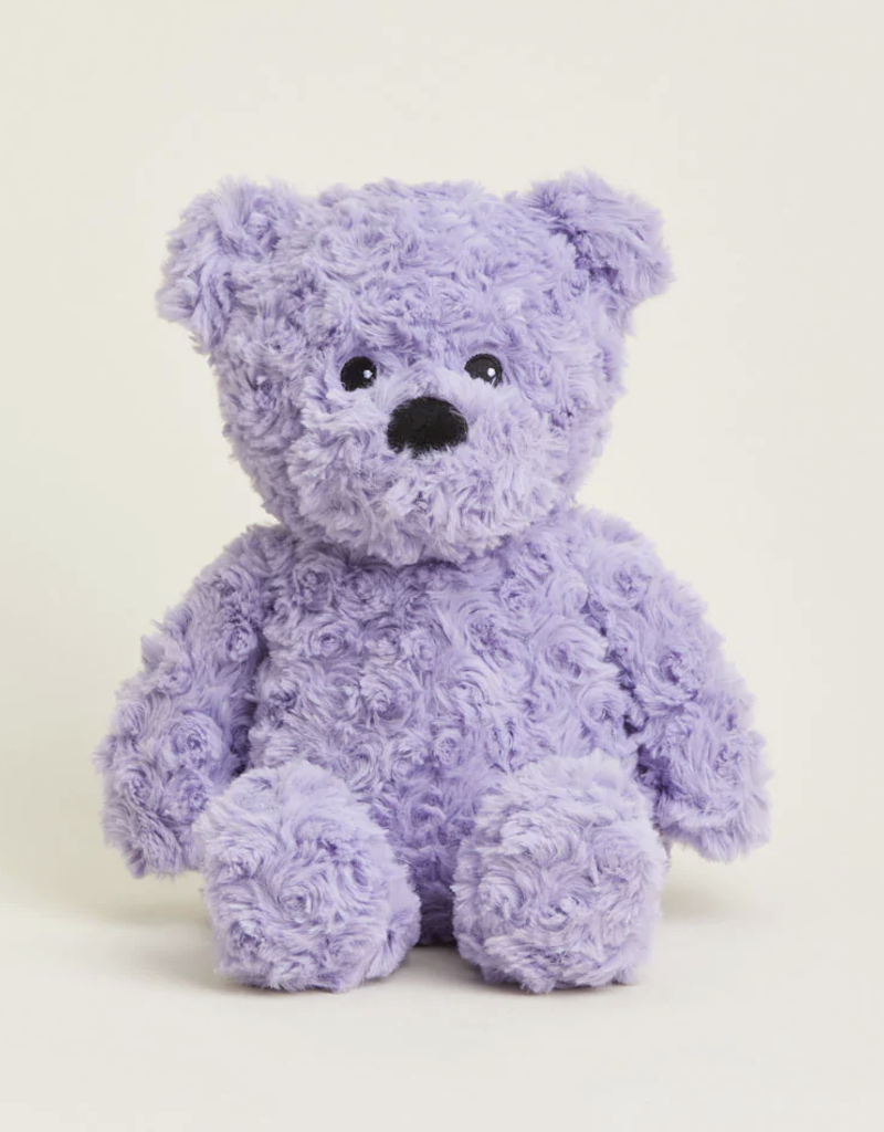 warmies PURPLE CURLY BEAR WARMIE