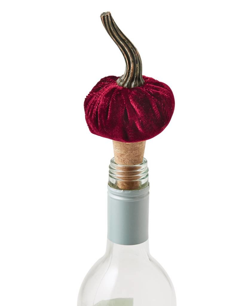 MUD PIE VELVET PUMPKIN BOTTLE TOPPER