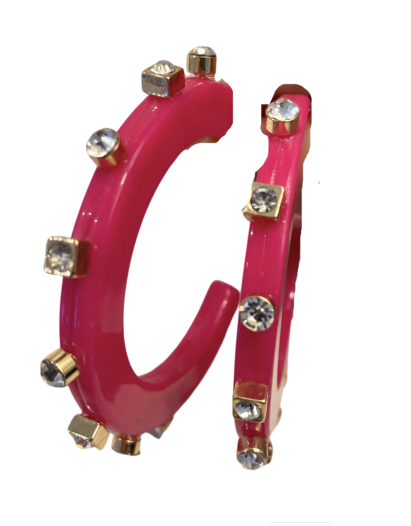 SMITH & CO JEWEL DESIGN CITY GIRL JEWEL HOOP-SMALL