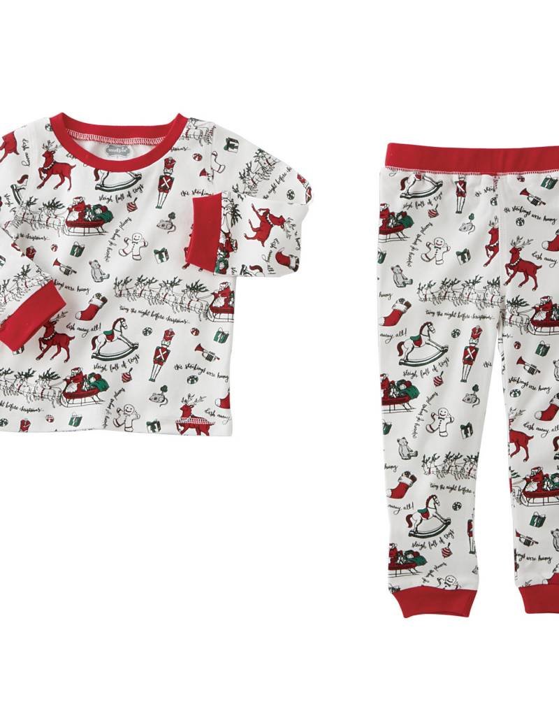 MUD PIE VERY MERRY PAJAMA SET