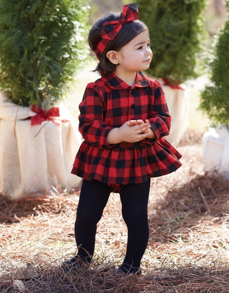 MUD PIE BUFFALO CHECK SKIRTED CRAWLER