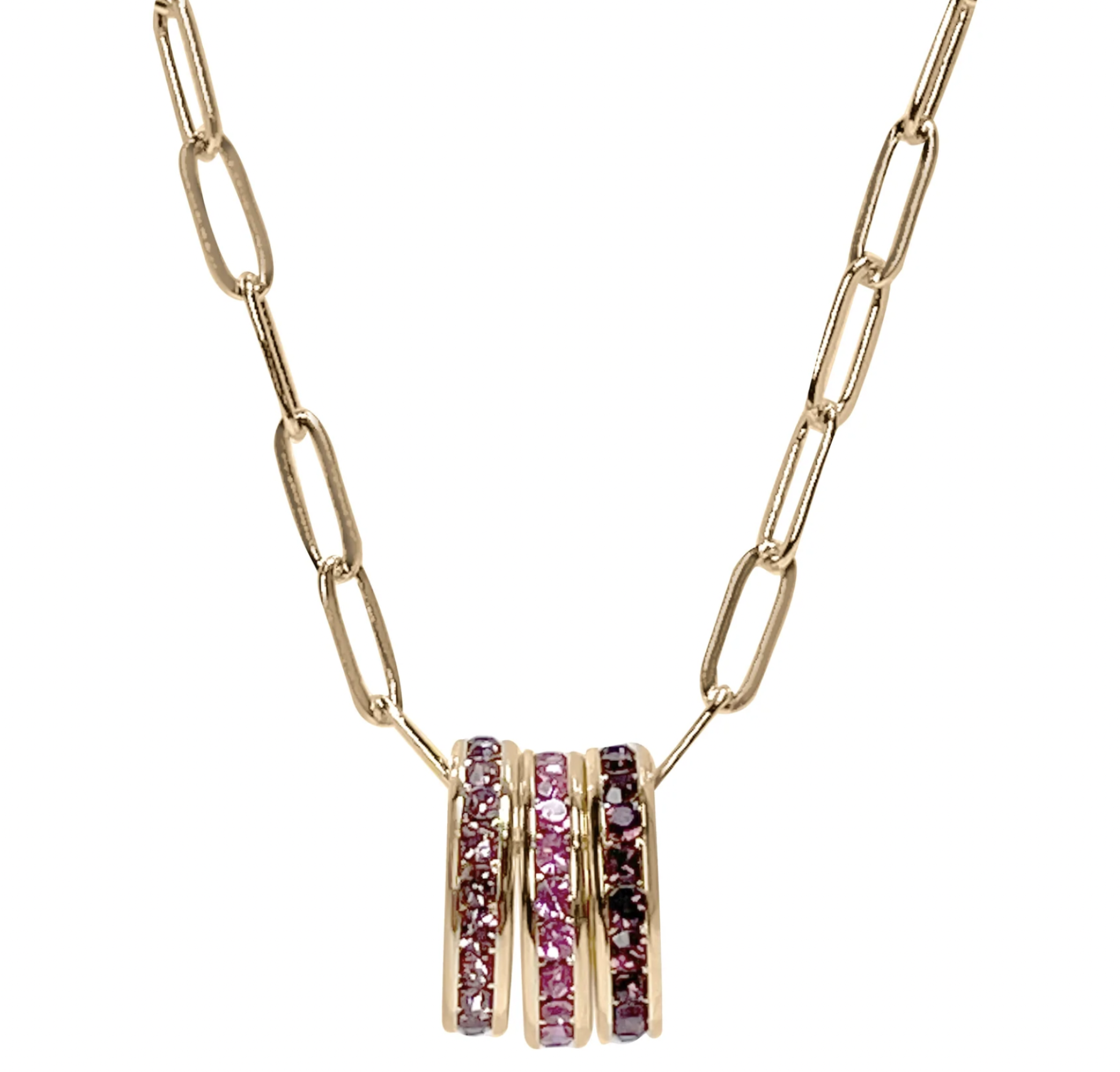 MAYA J BIRTHSTONE CHARM CHAIN NECKLACE-GOLD-20" MAYA J BIRTHSTONE CHARM CHAIN NECKLACE-GOLD-20"