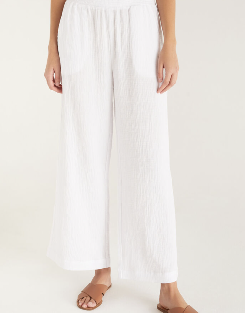 Z SUPPLY CASSIDY FULL LENGTH PANT-WHITE
