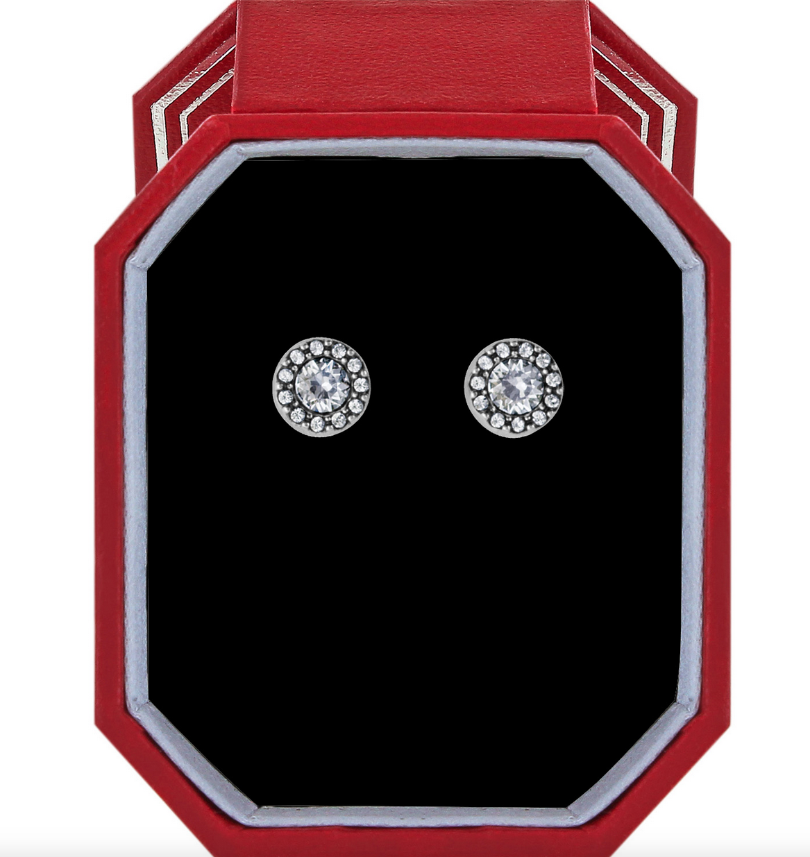 BRIGHTON ILLUMINA SOLITAIRE POST EARRINGS W/GIFT BOX BRIGHTON ILLUMINA SOLITAIRE POST EARRINGS W/GIFT BOX