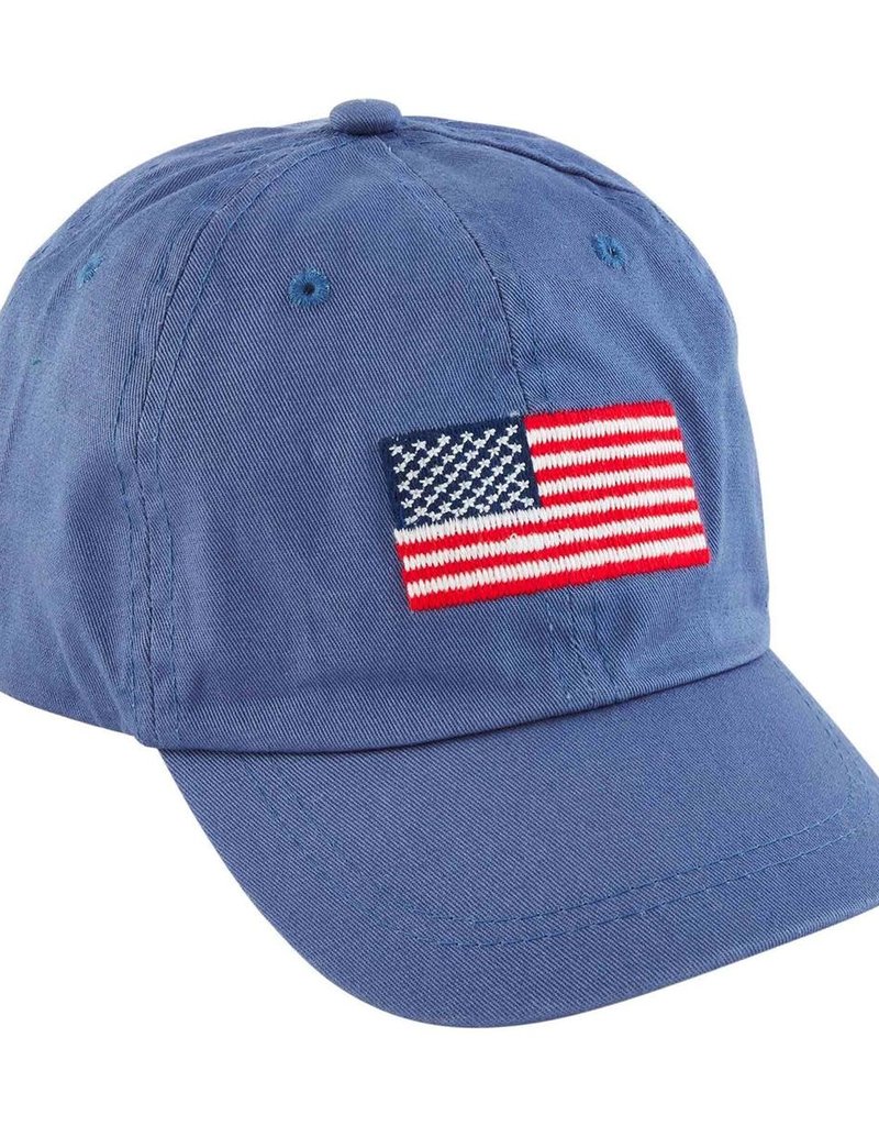 MUD PIE FLAG EMBROIDERED HAT