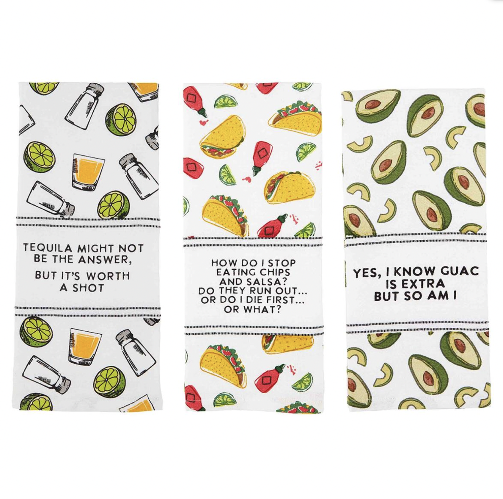 MUD PIE FIESTA TOWELS MUD PIE FIESTA TOWELS