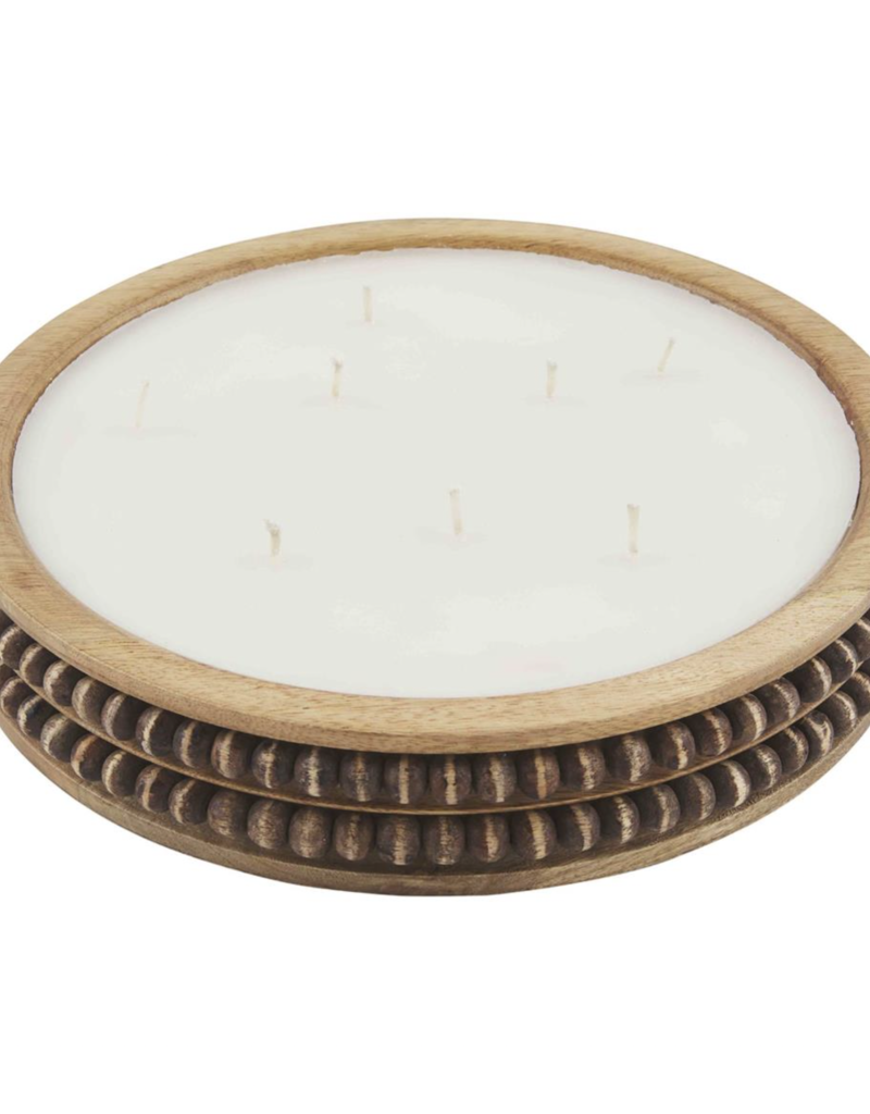 MUD PIE BEADED MULTI-WICK CANDLE