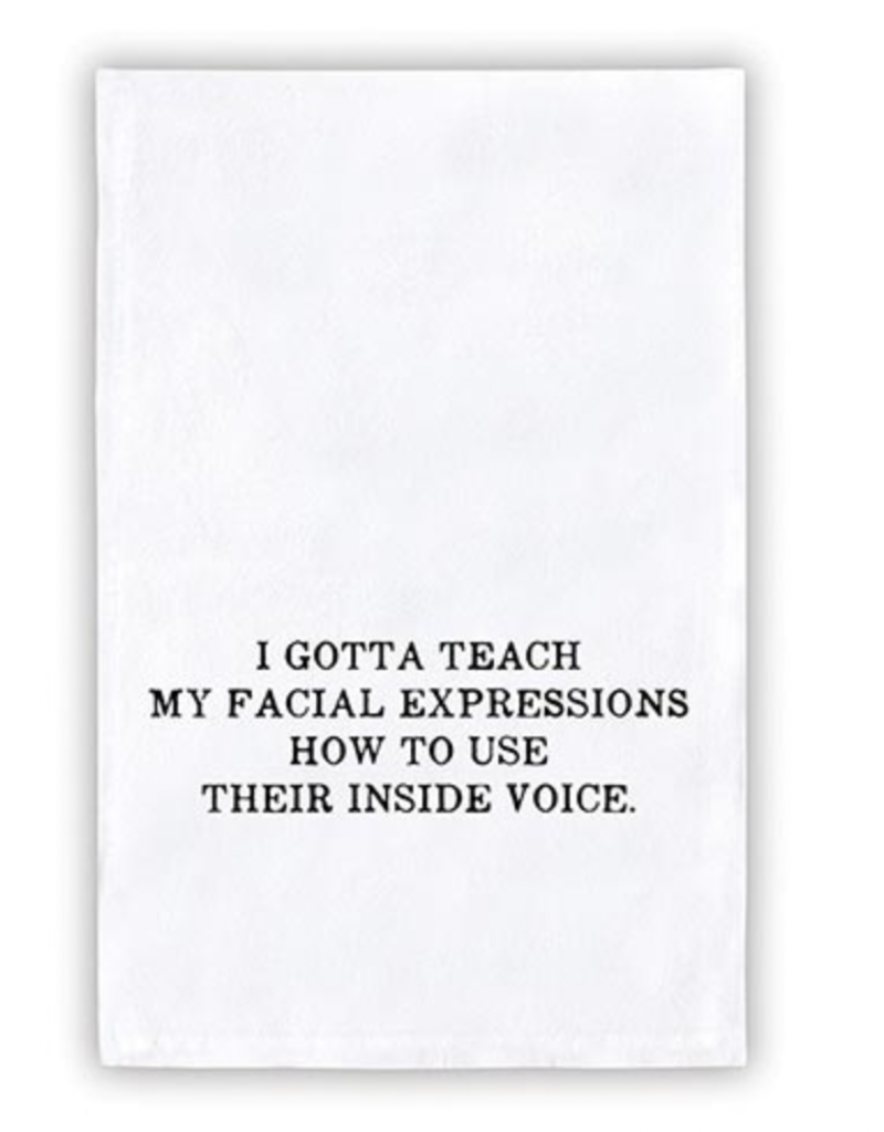FACIAL EXPRESSIONS TOWEL