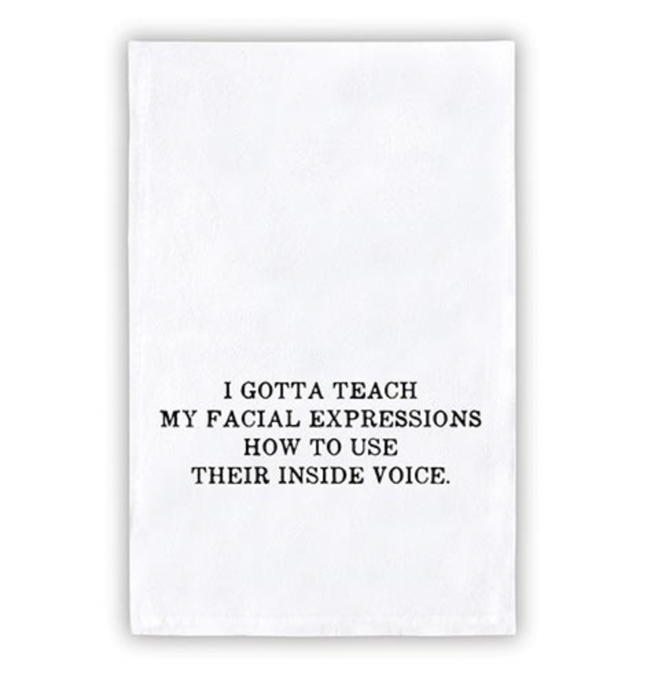 FACIAL EXPRESSIONS TOWEL FACIAL EXPRESSIONS TOWEL