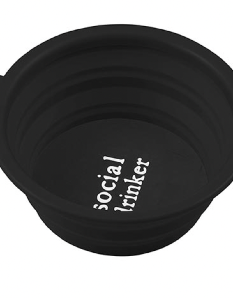 Large Collapsible Bowl - SOCIAL