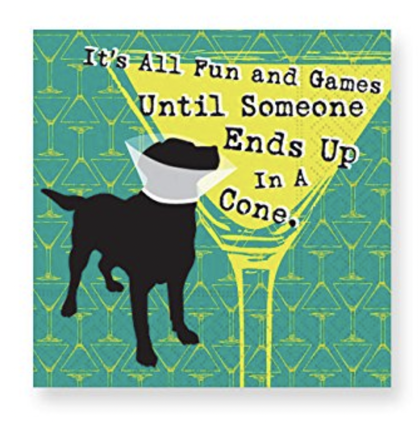 BEVERAGE NAPKINS- ALL FUN AND GAMES