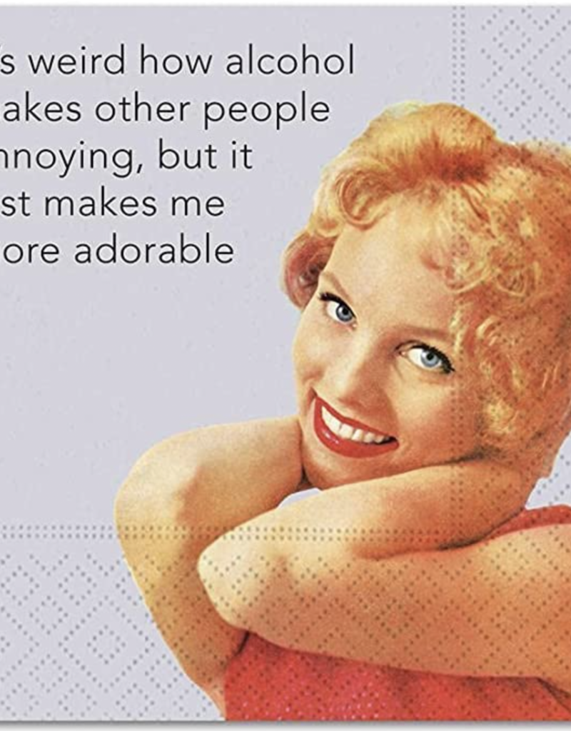 BEVERAGE NAPKIN-MAKES ME MORE ADORABLE