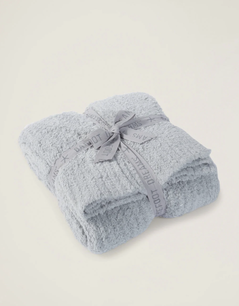 BAREFOOT DREAMS COZYCHIC RIBBED THROW- OCEAN