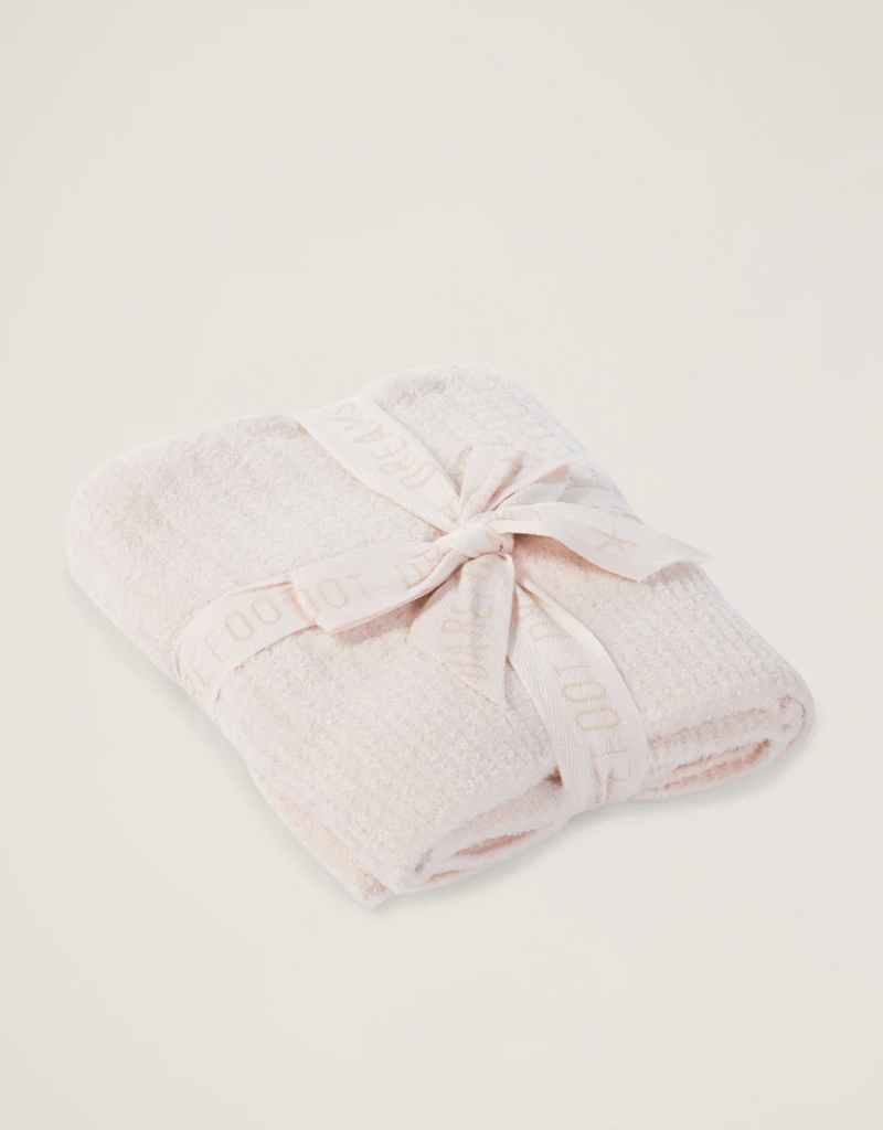 BAREFOOT DREAMS COZYCHIC LITE RIBBED BABY BLANKET-PINK