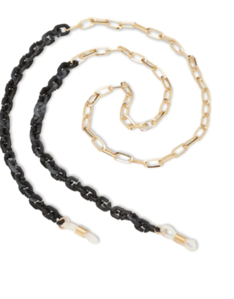 PEEPERS COLORBLOCK LINK CHAIN EYEGLASSES HOLDER