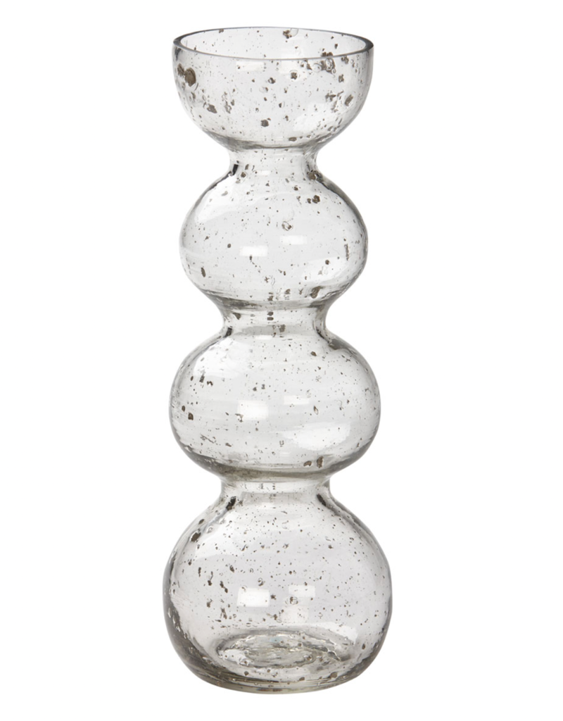 TAG BELLA PEBBLE LARGE GLASS VASE
