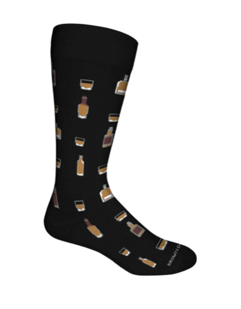 BROWN DOG HOSIERY TOP SHELF-BLACK