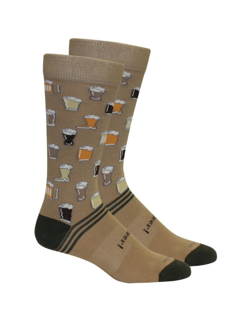 BROWN DOG HOSIERY BEERWORKS-KHAKI