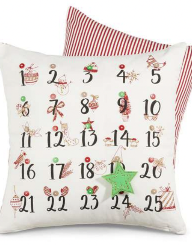 18" ADVENT CALENDAR PILLOW