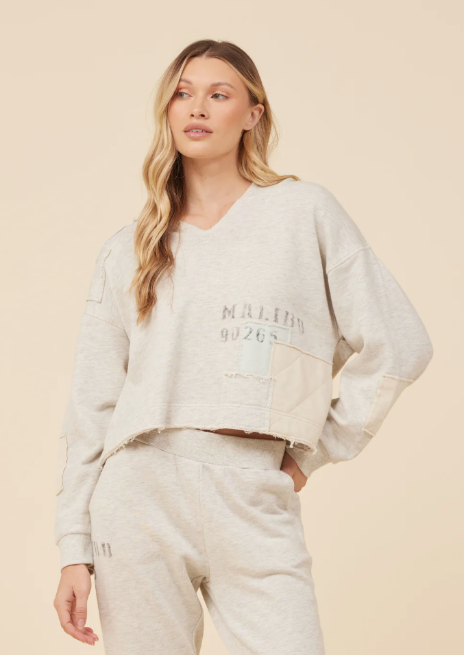 VINTAGE HAVANA MALIBU PATCHES HOODIE VINTAGE HAVANA MALIBU PATCHES HOODIE