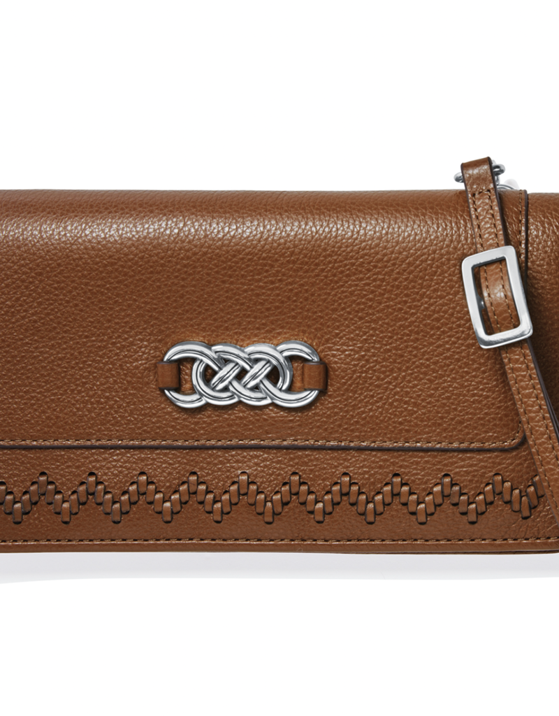 BRIGHTON INTERLOK ROCKMORE WALLET-BOURBON-STORE CLOSEOUT ITEM