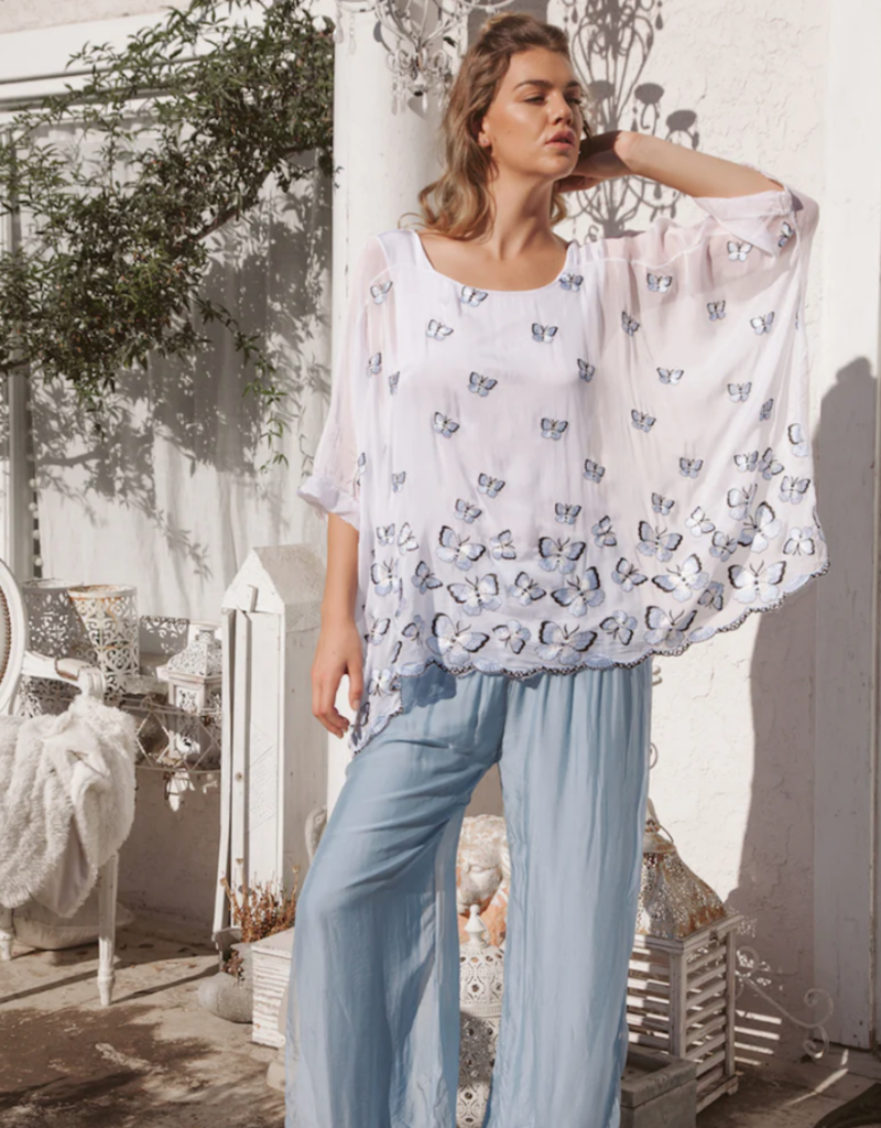 SCANDAL ITALY FREE PANT IN DENIM BLUE