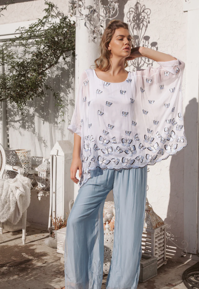 SCANDAL ITALY FREE PANT IN DENIM BLUE SCANDAL ITALY FREE PANT IN DENIM BLUE